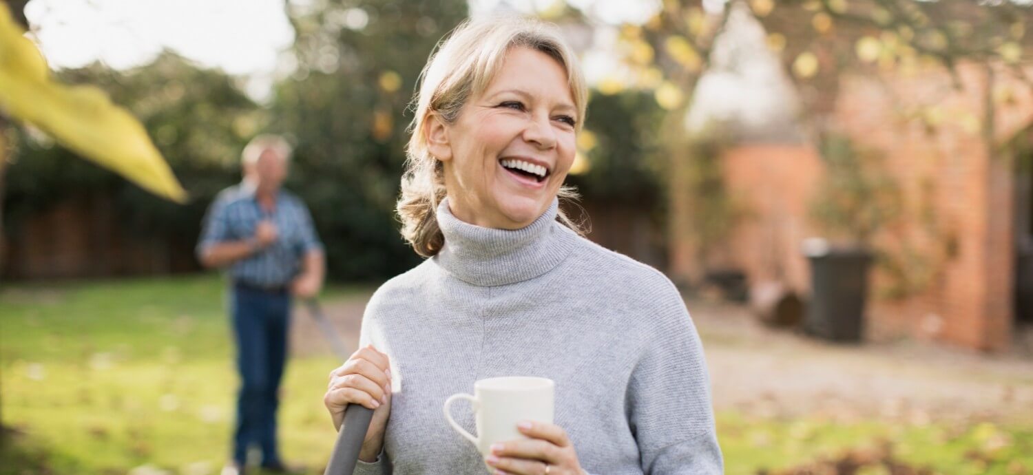smiling older woman